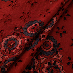 Ajrakh Hand Block Print Natural Dyed Cotton Hakoba Fabric 45