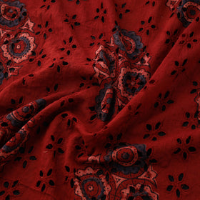 Ajrakh Hand Block Print Natural Dyed Cotton Hakoba Fabric 45