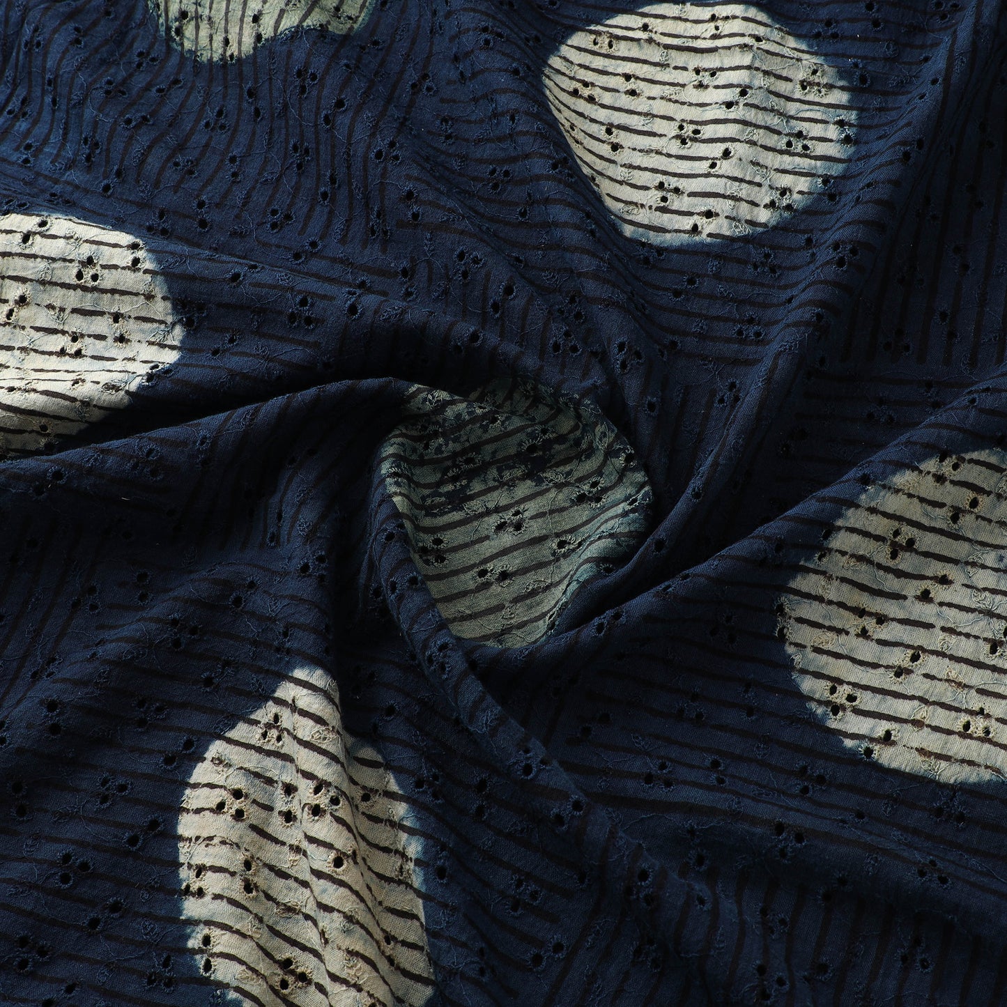 Hakoba Hand Block Ajrakh Print Natural Dyed Cotton Fabric 69