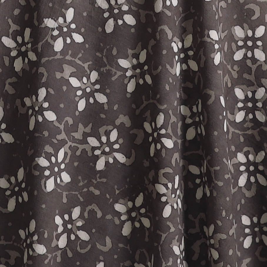 Bagru Indigo Hand Block Print Natural Dyed Cotton Fabric 13