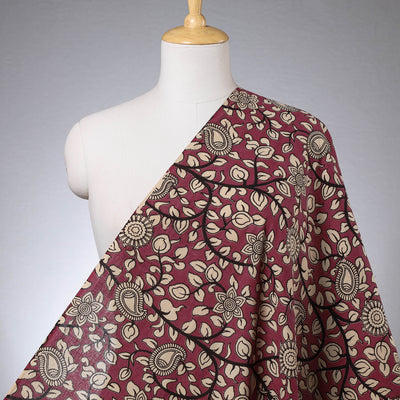 Pink - Kalamkari Printed Cotton Fabric