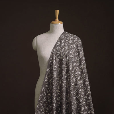 Bagru Indigo Hand Block Print Natural Dyed Cotton Fabric 14
