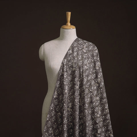 Bagru Indigo Hand Block Print Natural Dyed Cotton Fabric 14