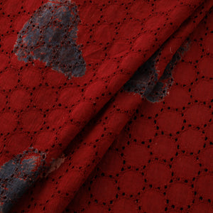 Ajrakh Hand Block Print Natural Dyed Cotton Hakoba Fabric 47