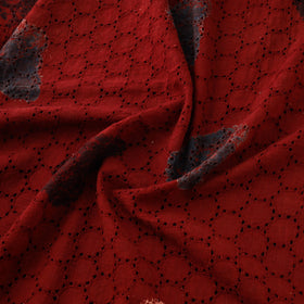 Ajrakh Hand Block Print Natural Dyed Cotton Hakoba Fabric 47