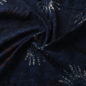 Hakoba Hand Block Ajrakh Print Natural Dyed Cotton Fabric  71