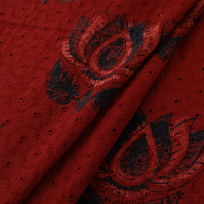 Ajrakh Hand Block Print Natural Dyed Cotton Hakoba Fabric 50