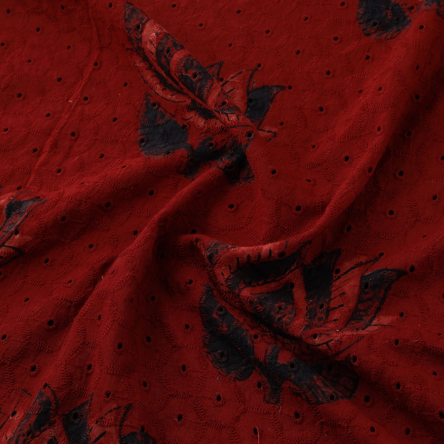 Ajrakh Hand Block Print Natural Dyed Cotton Hakoba Fabric 50
