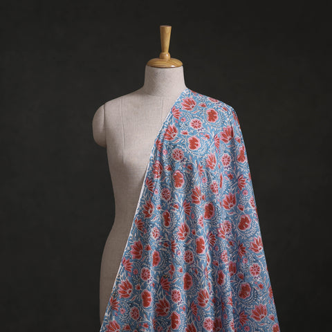 Sanganeri Hand Block Print Cotton Fabric 11
