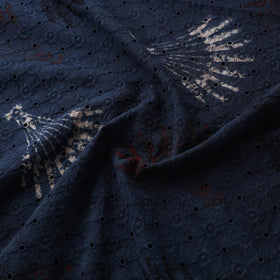 Hakoba Hand Block Ajrakh Print Natural Dyed Cotton Fabric  74