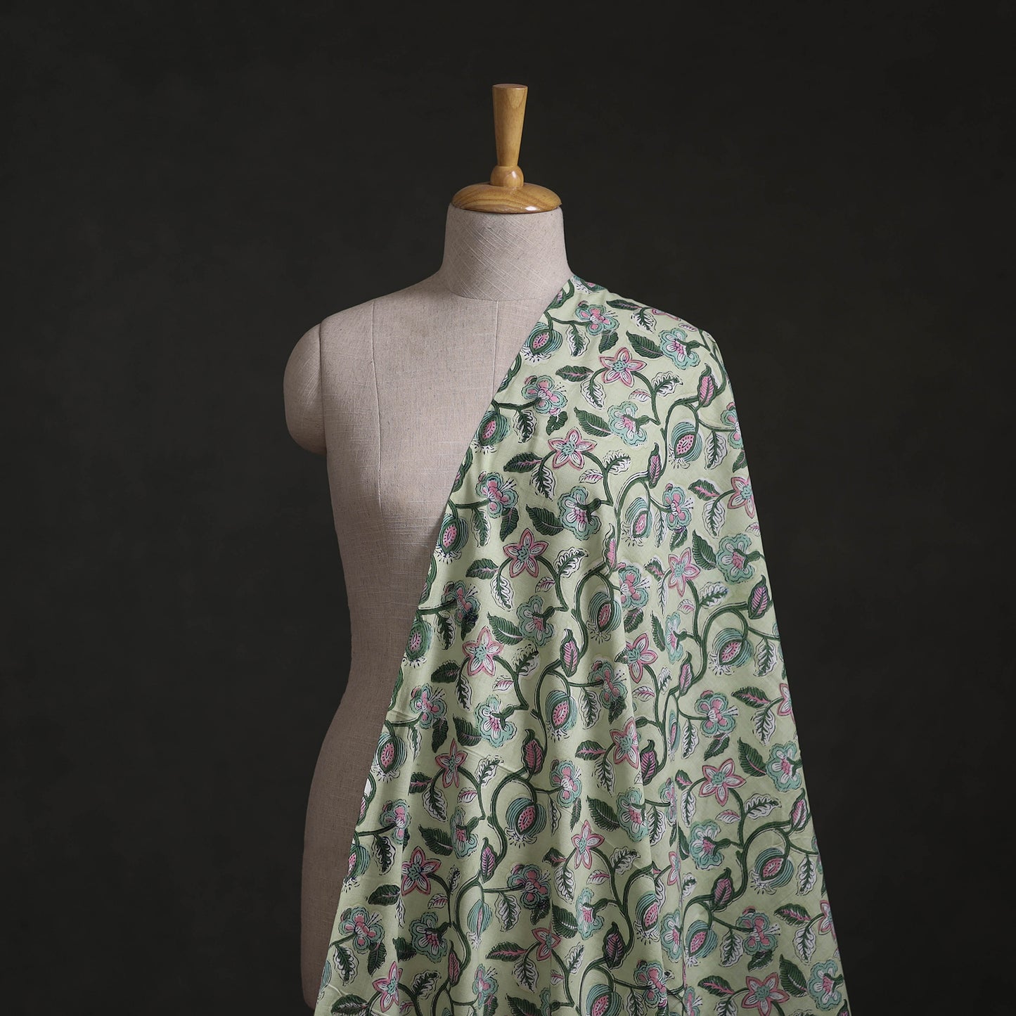 Sanganeri Hand Block Print Cotton Fabric 10