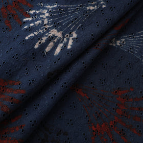 Hakoba Hand Block Ajrakh Print Natural Dyed Cotton Fabric  75