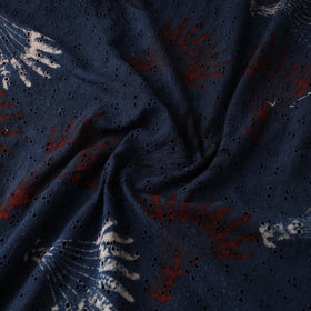Hakoba Hand Block Ajrakh Print Natural Dyed Cotton Fabric  75
