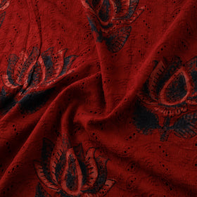 Ajrakh Hand Block Print Natural Dyed Cotton Hakoba Fabric 51