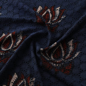 Ajrakh Hand Block Print Natural Dyed Cotton Hakoba Fabric 53