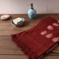 Buy Bagh Hand Block Printed Handloom Cotton Towel Online at iTokri.com