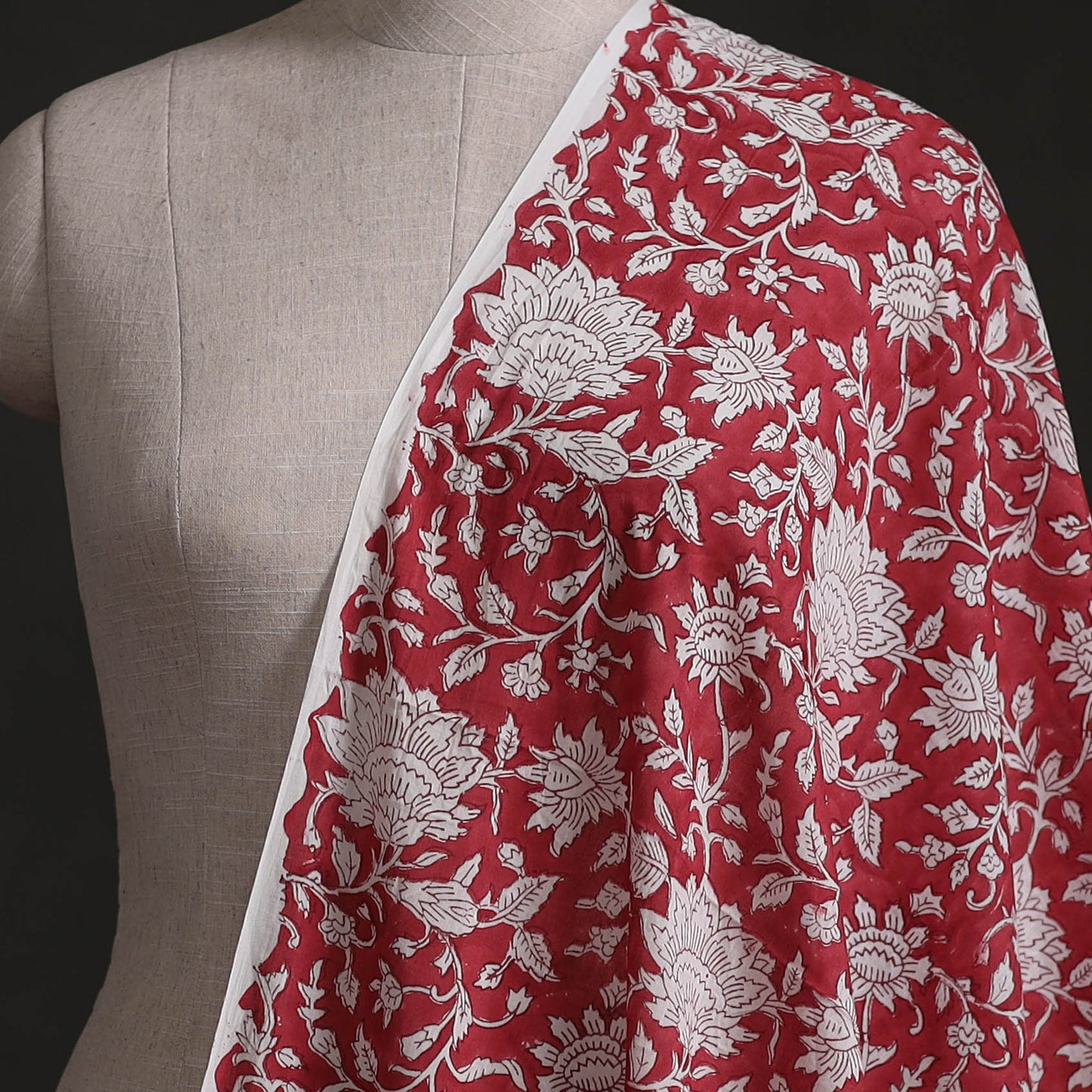 Sanganeri Hand Block Print Cotton Fabric 07
