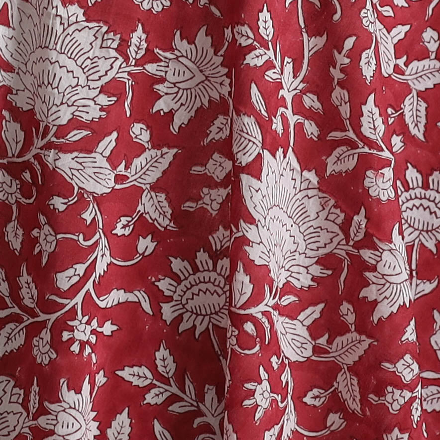 Sanganeri Hand Block Print Cotton Fabric 07