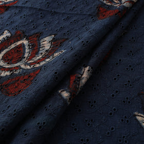 Ajrakh Hand Block Print Natural Dyed Cotton Hakoba Fabric 54
