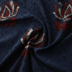 Ajrakh Hand Block Print Natural Dyed Cotton Hakoba Fabric 54