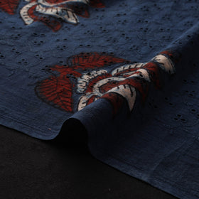 Ajrakh Hand Block Print Natural Dyed Cotton Hakoba Fabric 54