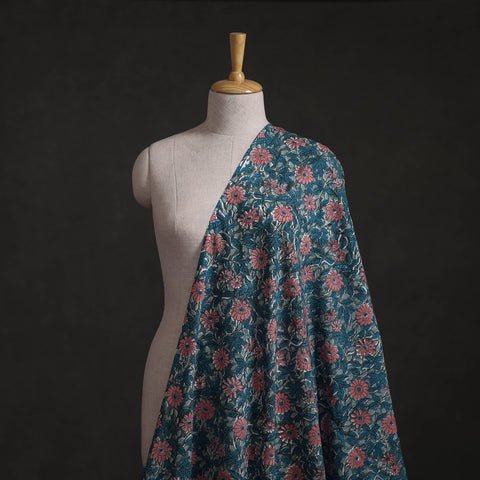 Sanganeri Hand Block Print Cotton Fabric 04