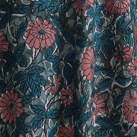Sanganeri Hand Block Print Cotton Fabric 04