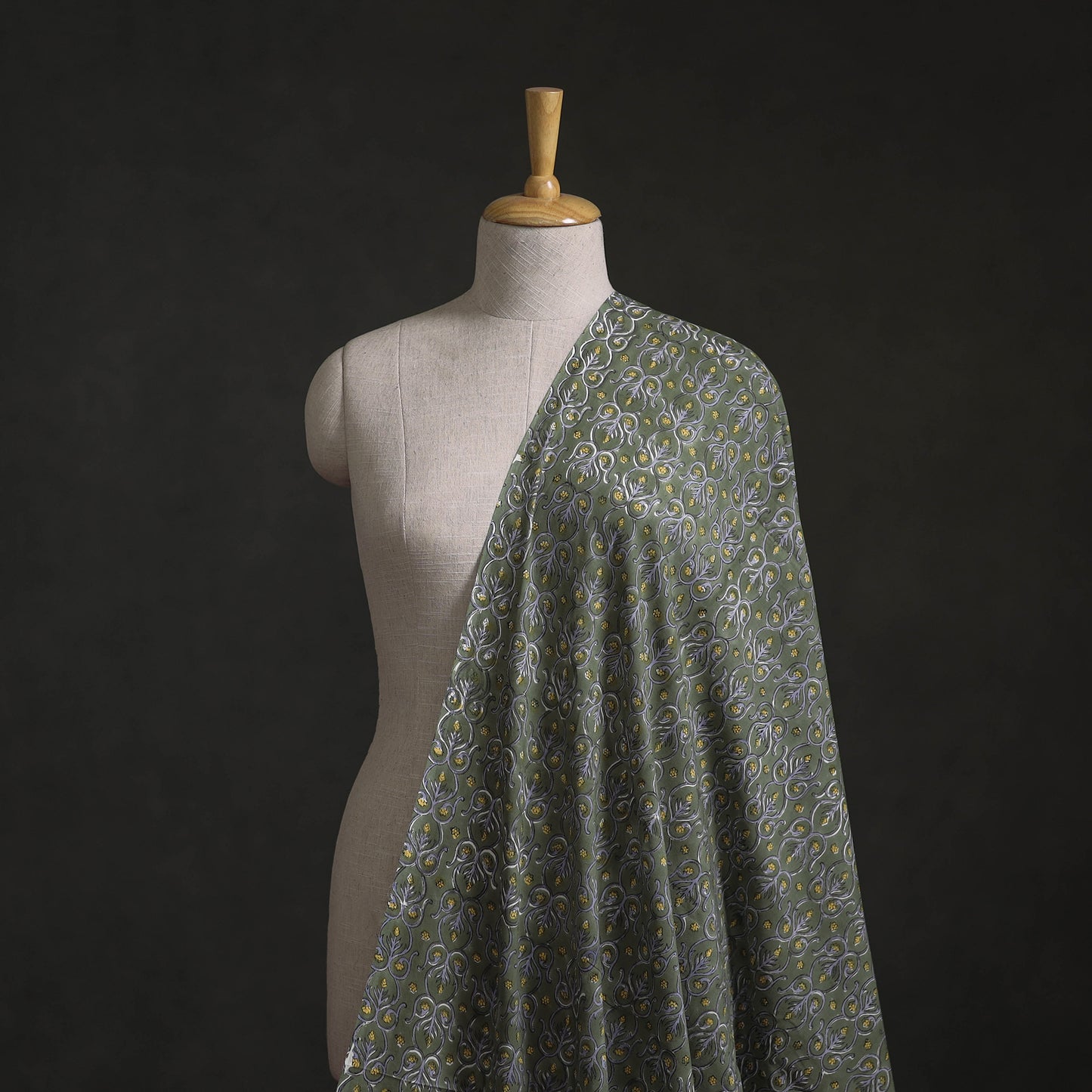 Sanganeri Hand Block Print Cotton Fabric 03