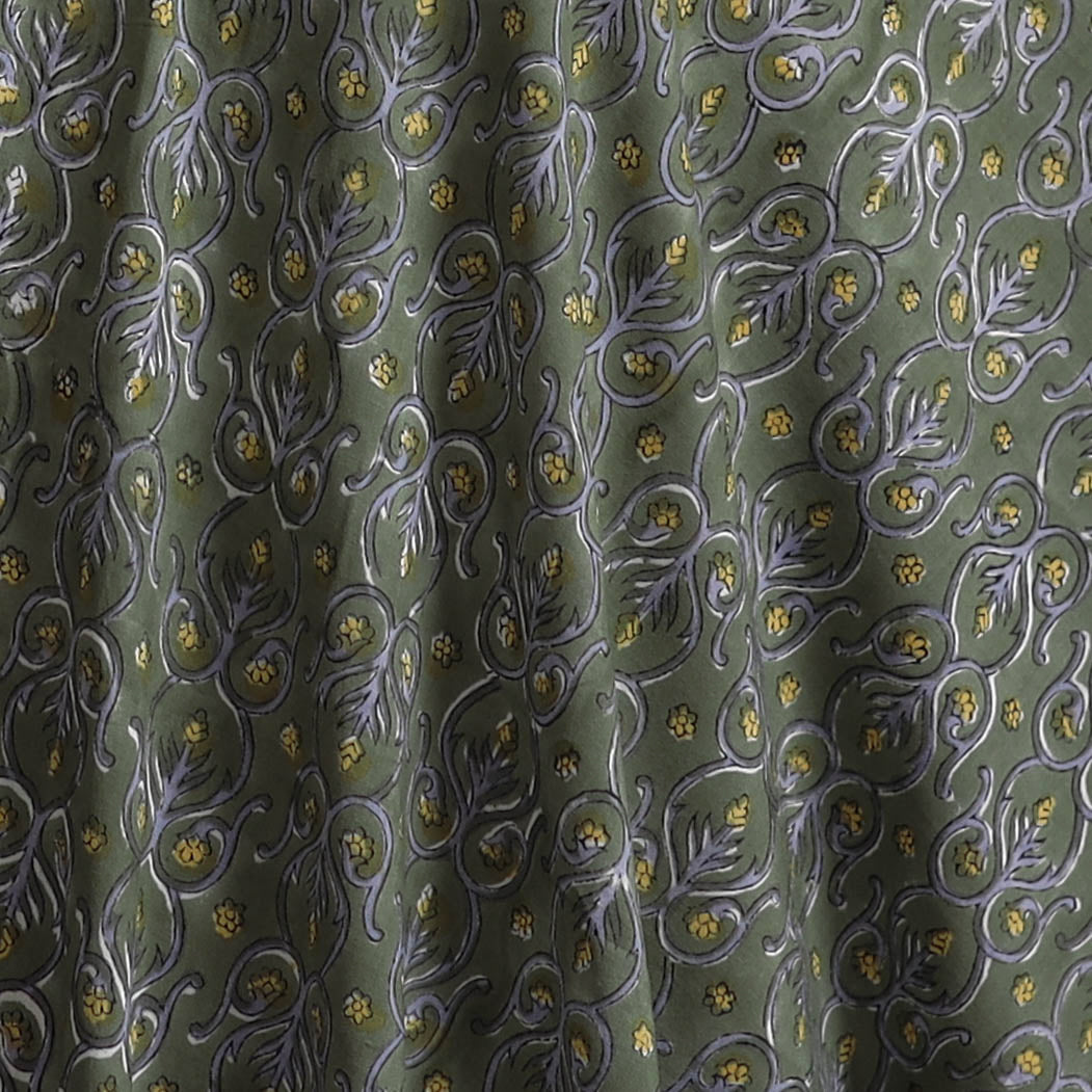 Sanganeri Hand Block Print Cotton Fabric 03