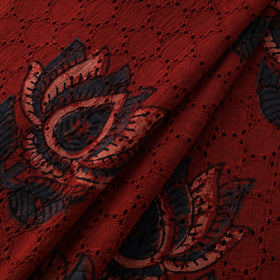 Ajrakh Hand Block Print Natural Dyed Cotton Hakoba Fabric 56