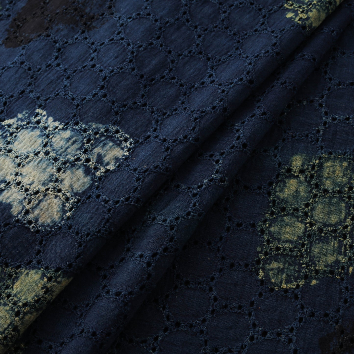 Ajrakh Hand Block Print Natural Dyed Cotton Hakoba Fabric 57