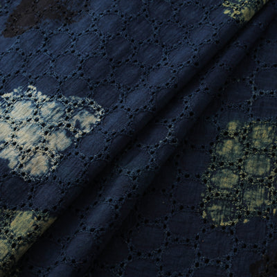 Ajrakh Hand Block Print Natural Dyed Cotton Hakoba Fabric 57