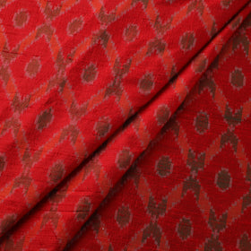 Pochampally Ikat Pure Handloom Raw Silk Fabric 02