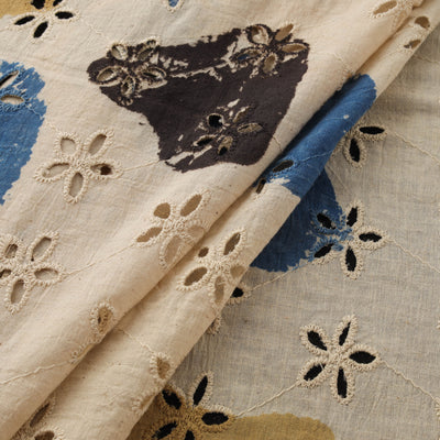 Ajrakh Hand Block Print Natural Dyed Cotton Hakoba Fabric 59
