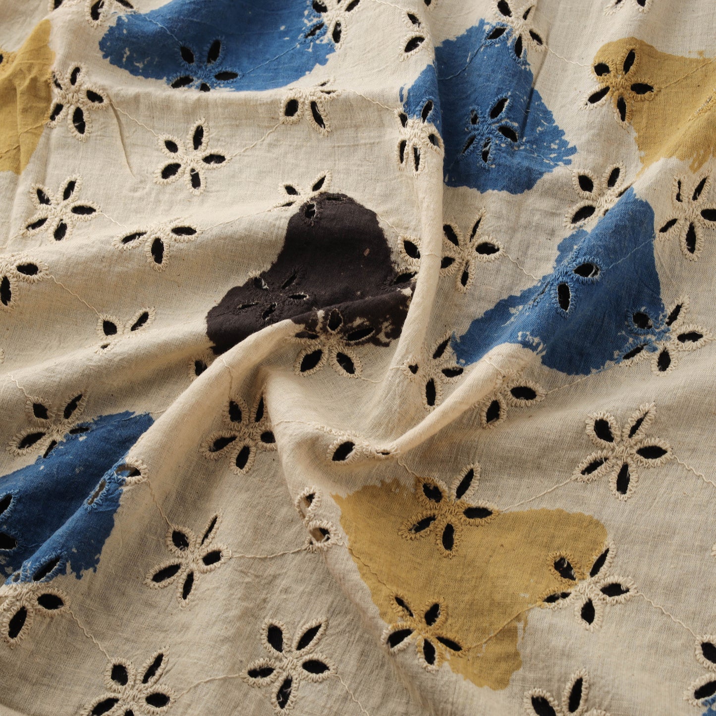 Ajrakh Hand Block Print Natural Dyed Cotton Hakoba Fabric 59