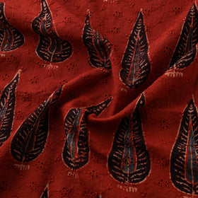 Ajrakh Hand Block Print Natural Dyed Cotton Hakoba Fabric 61