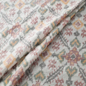 Pochampally Ikat Pure Handloom Raw Silk Fabric 04