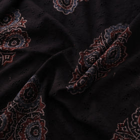 Ajrakh Hand Block Print Natural Dyed Cotton Hakoba Fabric 62