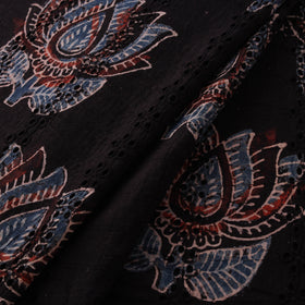 Ajrakh Hand Block Print Natural Dyed Cotton Hakoba Fabric 63
