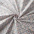 Pochampally Ikat Pure Handloom Raw Silk Fabric 05