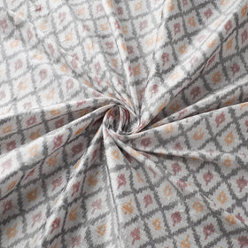 Pochampally Ikat Pure Handloom Raw Silk Fabric 05