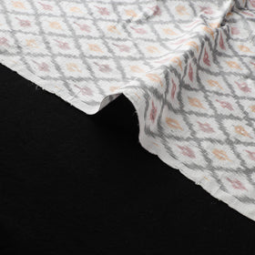Pochampally Ikat Pure Handloom Raw Silk Fabric 05