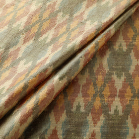 Pochampally Ikat Pure Handloom Raw Silk Fabric 06