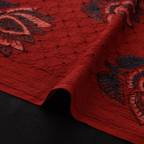 Ajrakh Hand Block Print Natural Dyed Cotton Hakoba Fabric 65