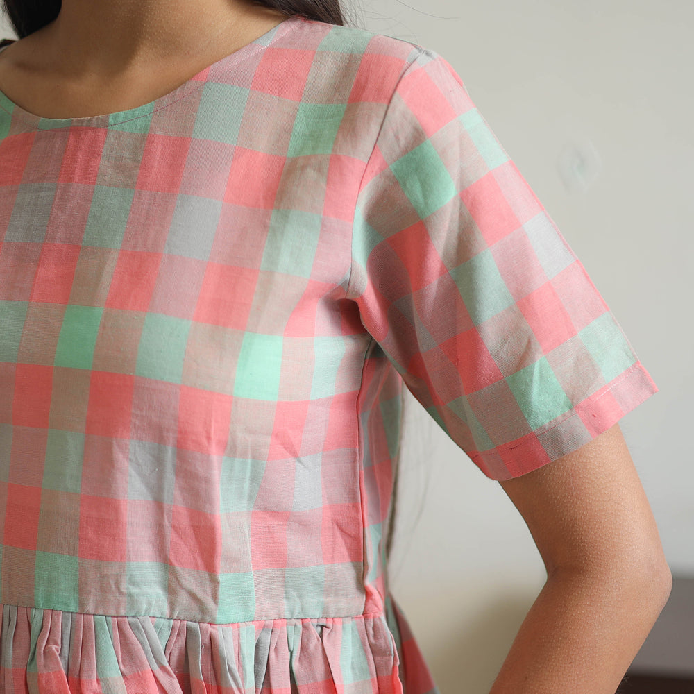 Multicolor - Handwoven Cotton Asymmetric Top 10