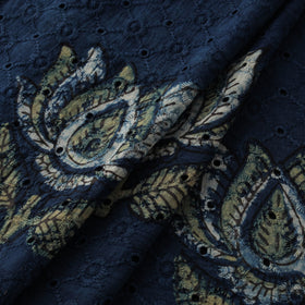 Ajrakh Hand Block Print Natural Dyed Cotton Hakoba Fabric 67