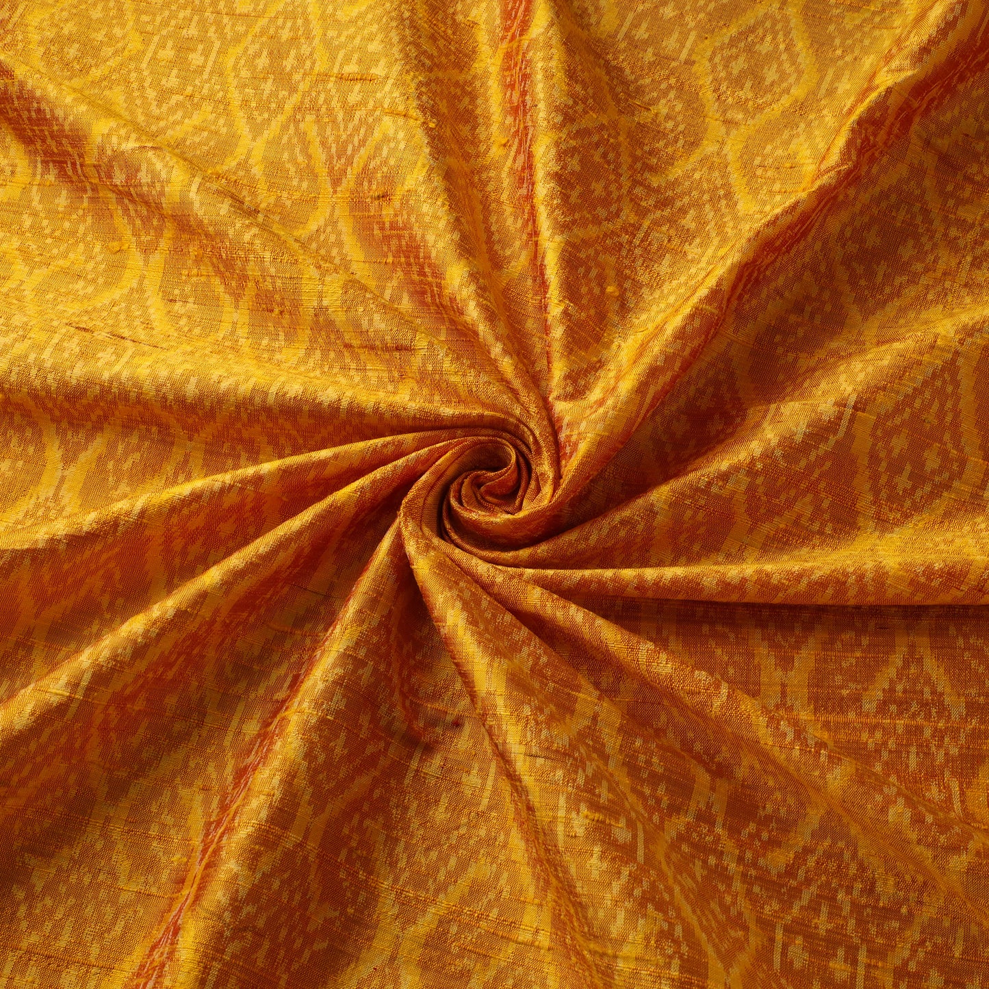 Pochampally Ikat Pure Handloom Raw Silk Fabric 09
