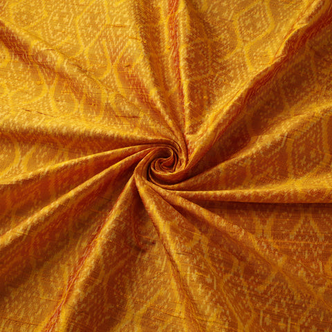 Pochampally Ikat Pure Handloom Raw Silk Fabric 09