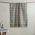 Buy Handloom Fine Cotton Checks Bath Towel