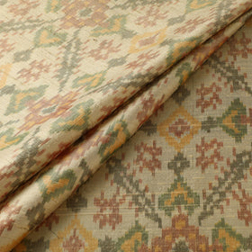 Pochampally Ikat Pure Handloom Raw Silk Fabric 10